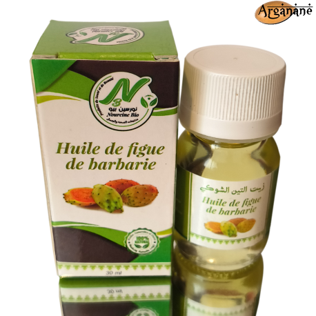 Huile végétale de figue de barbarie 30 ml - Nourcine Bio