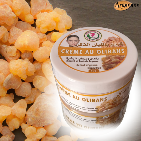 Crème à l'encens Oliban Louban Dakar 80 g - Wardat Jnani