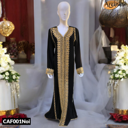 Caftan noir - CAF001Noi