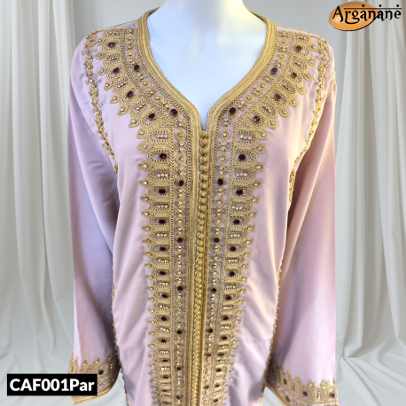 Caftan fantaisie parme - CAF001Par