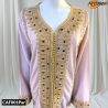 Caftan fantaisie parme - CAF001Par