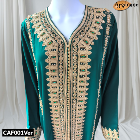 Caftan vert - CAF001Ver