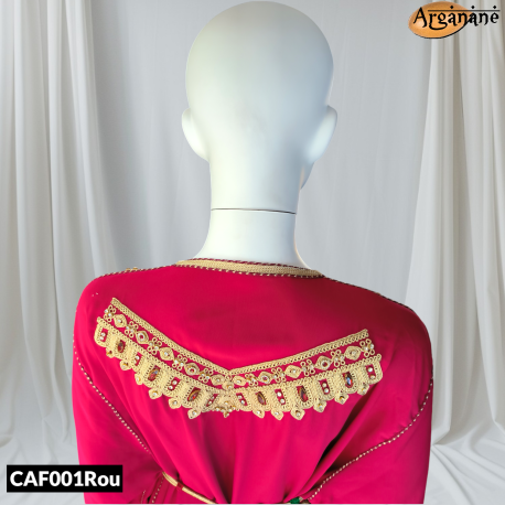 Caftan rouge - CAF001Rou