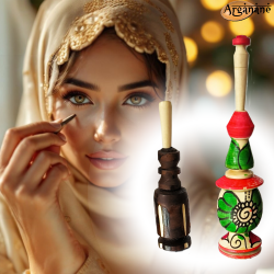 Flacon bois pour khôl coloris aux choix