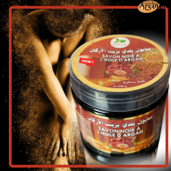 Savon noir à l'argan 200 g -  Eve Rose
