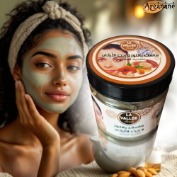 Masque d'argile vert amande...