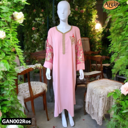 Gandoura berbère Rose - GAN002Ros