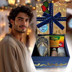 Boite cadeau homme nigelle avec parfum - ARGANANE