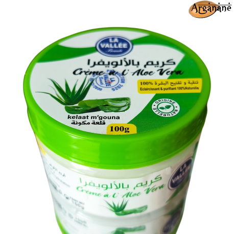 Crème à l'aloe Vera 100 g - La vallée