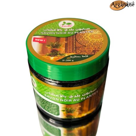 Savon noir aux plantes 200 g -  Rositta